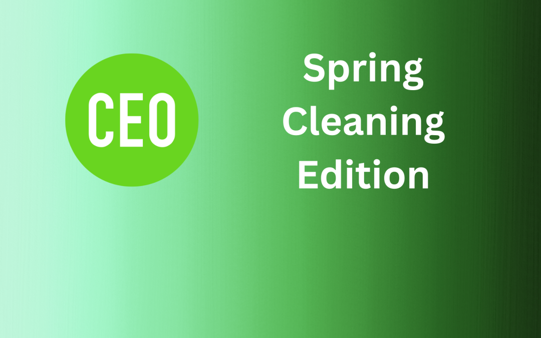 Spring Cleaning Edition
